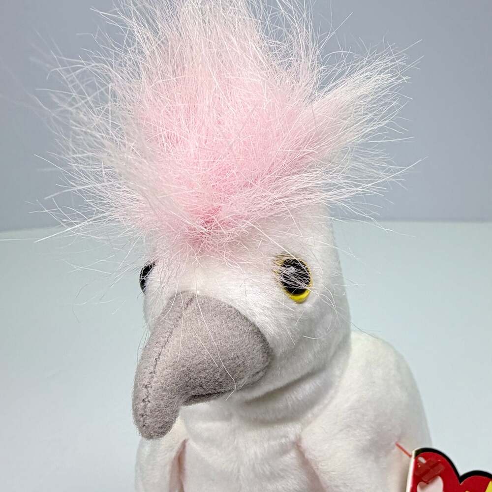 Ty Beanie Baby KuKu the Cockatoo Plush